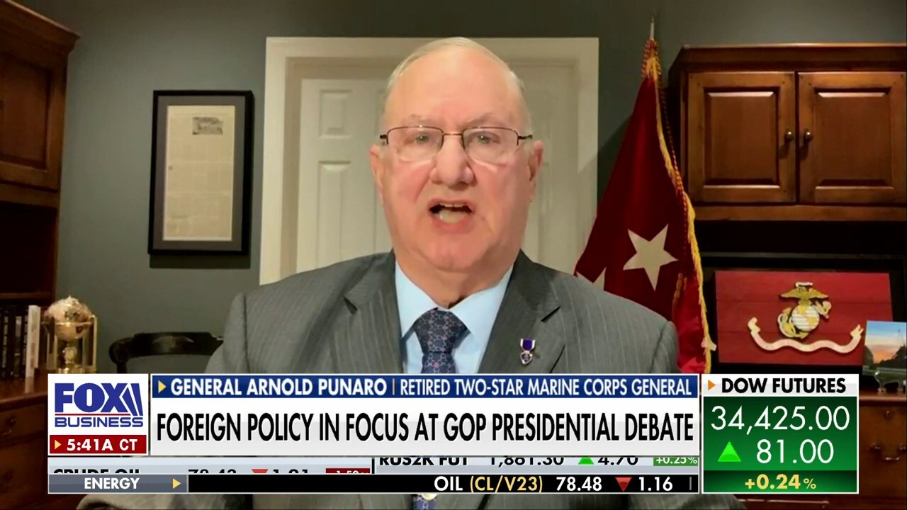 Marine Corps Gen. Arnold Punaro (ret.) on the foreign policy in focus ahead of the first 2024 election GOP debate.
