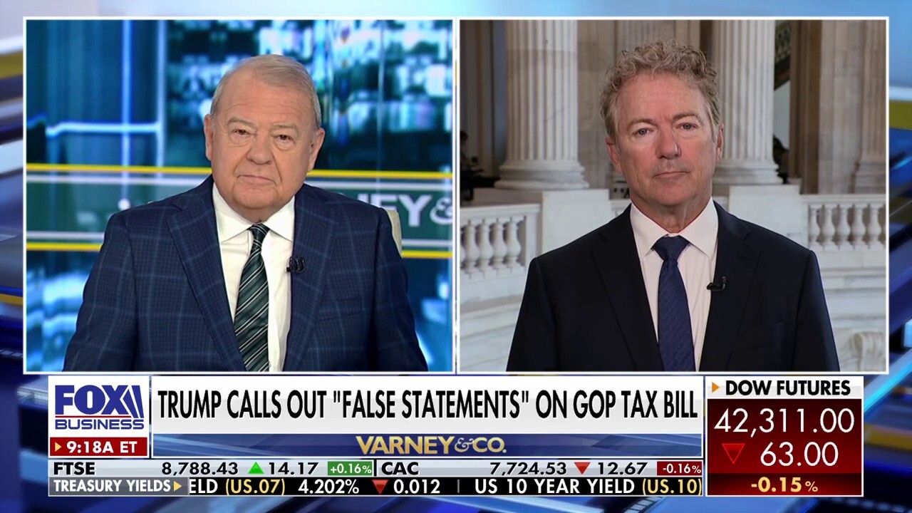 Sen. Rand Paul, R-Ky., discusses his objections to President Donald Trump's tax bill on Varney & Co.
