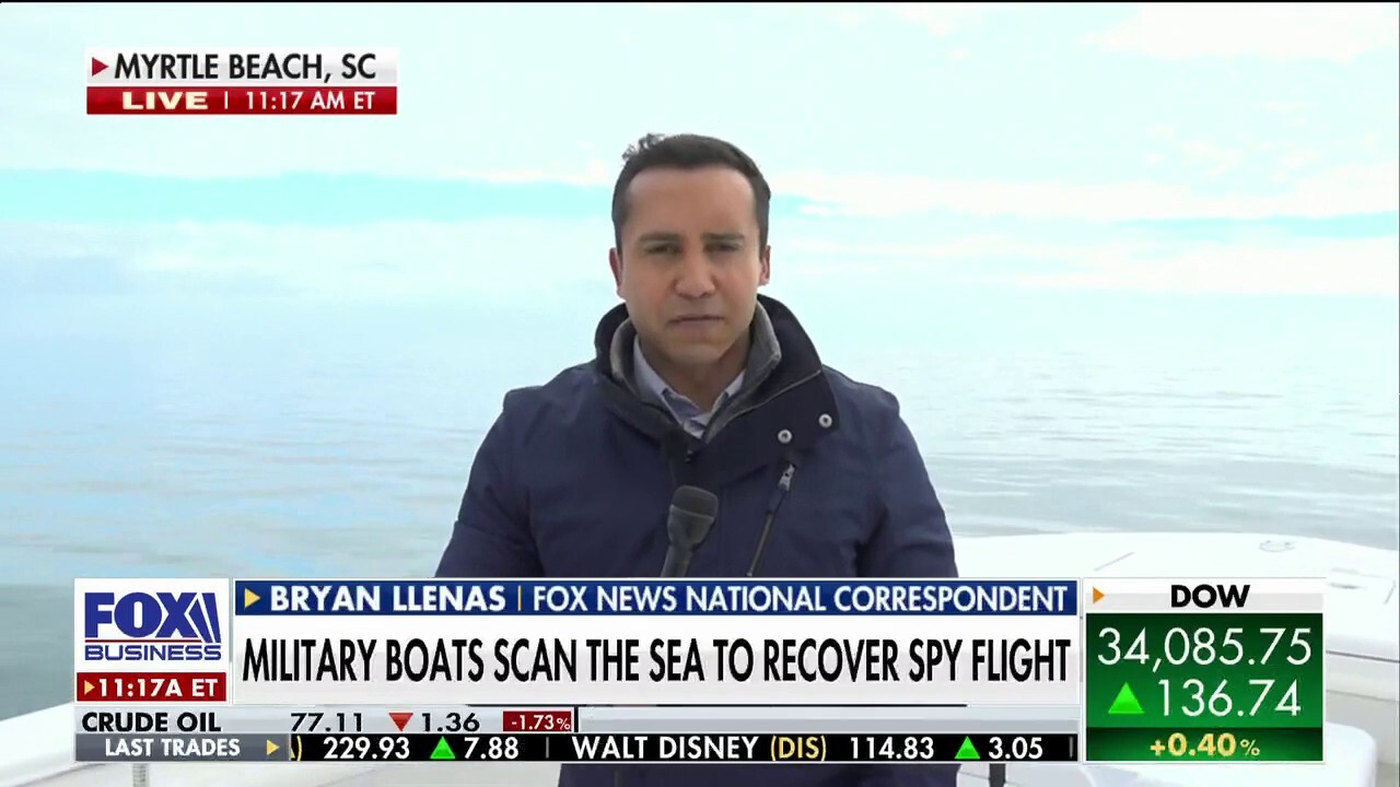 Fox News' Bryan Llenas reports on the U.S. military recovery and salvage operation of the spy balloon used in the Chinese surveillance mission.