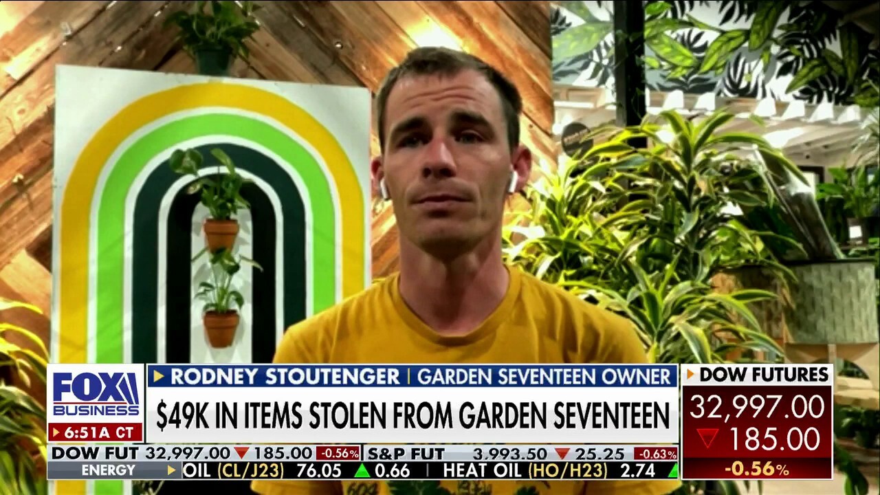 Garden Seventeen owner Rodney Stoutenger joined ‘Mornings with Maria’ to share how his garden store was robbed of $49,000 worth of items.