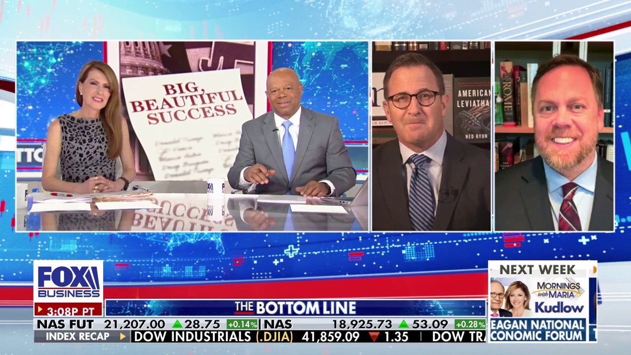 Panelists Ned Ryun and John Carney discuss the passage of the ‘big, beautiful bill’ in the House on ‘The Bottom Line.’