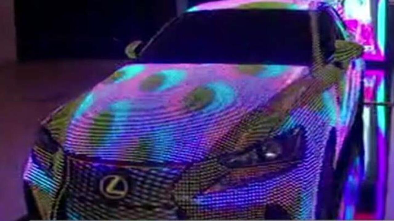 Lexus lighting up New York City with one-of-a-kind car