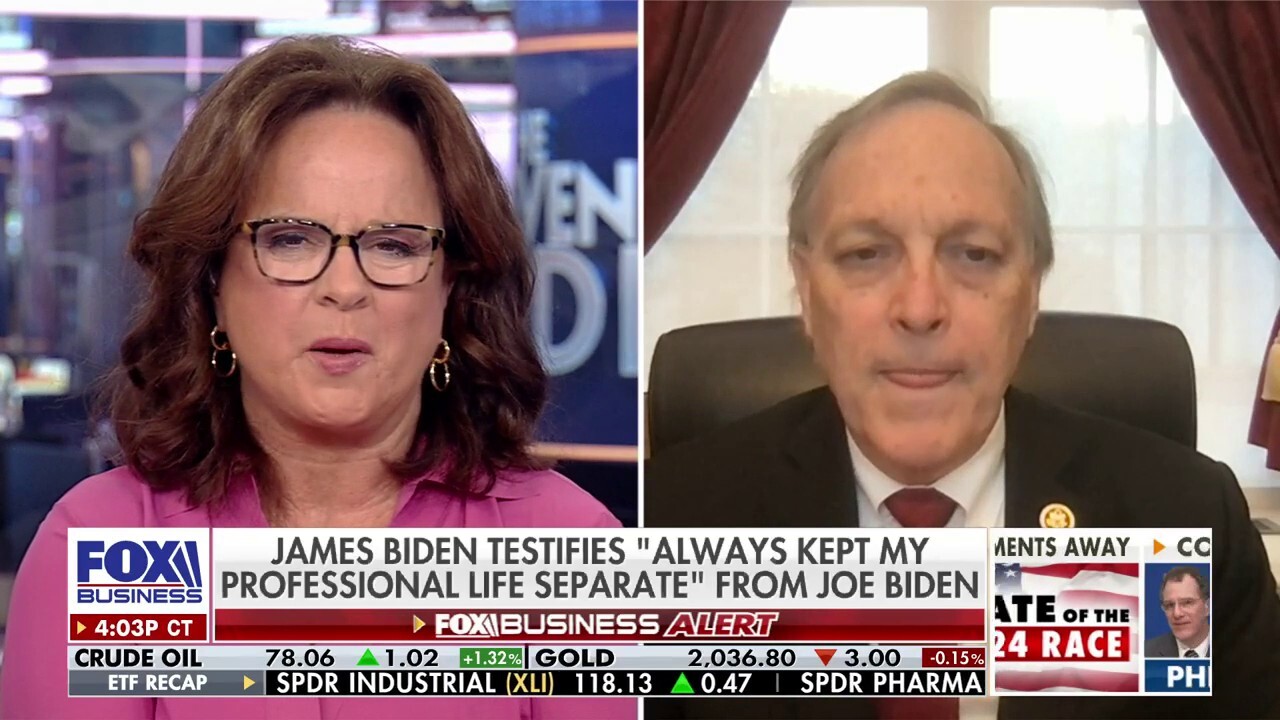 Andy Biggs: James Biden's testimony was an 'amazing performance'