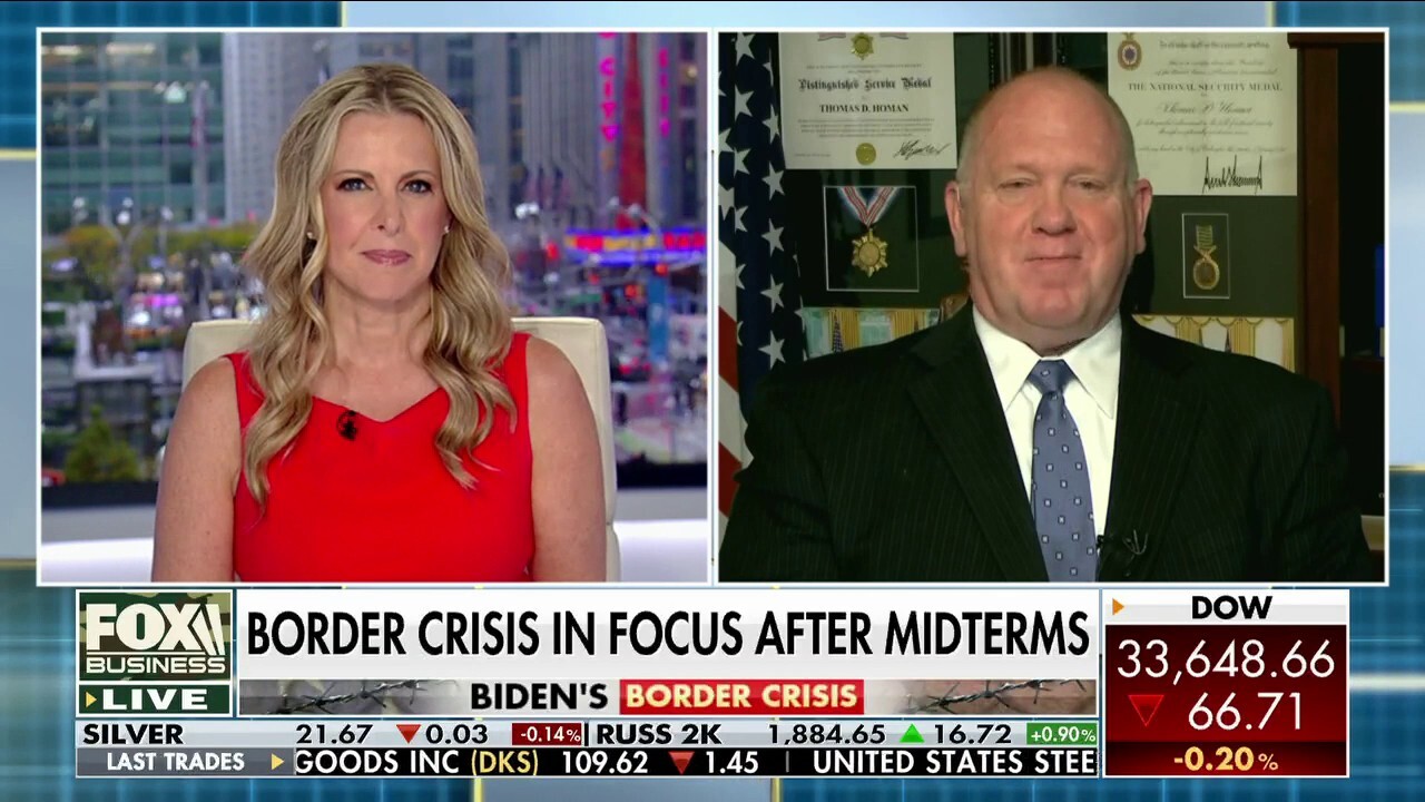 GOP House can hold Biden admin. accountable for border crisis with 'the power of the purse': Tom Homan
