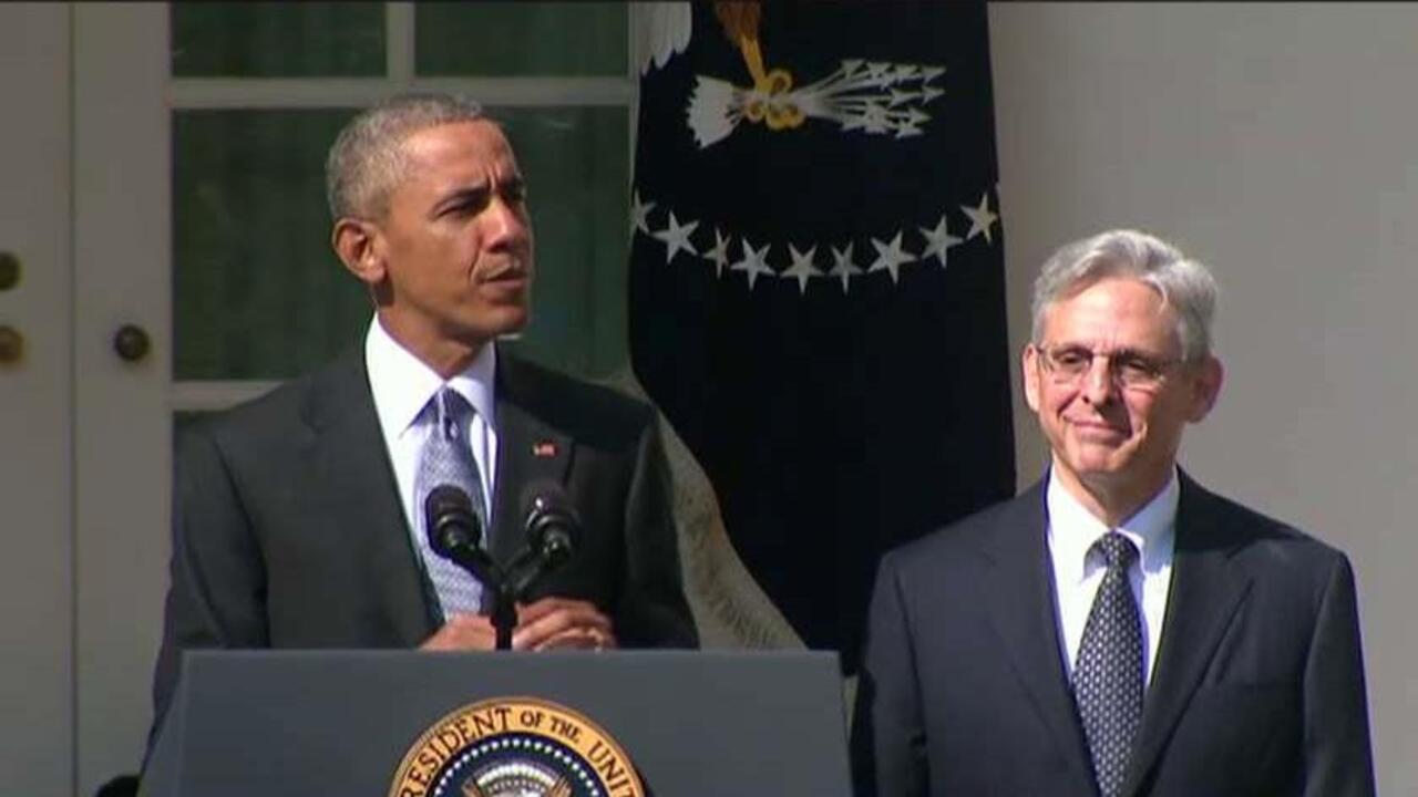 Obama trying to set up Republicans with Garland nomination?