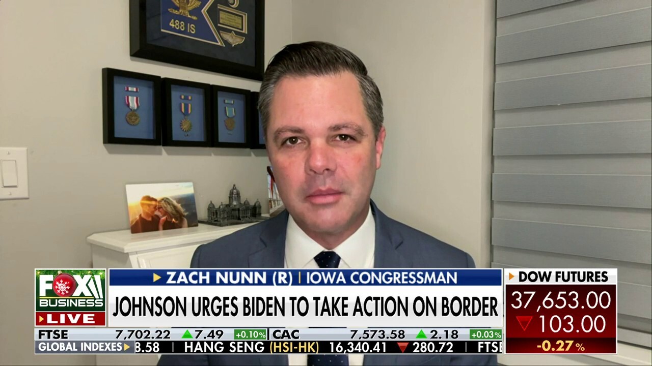 Biden has done 'everything except for his constitutional responsibility' to protect the country: Rep. Zach Nunn