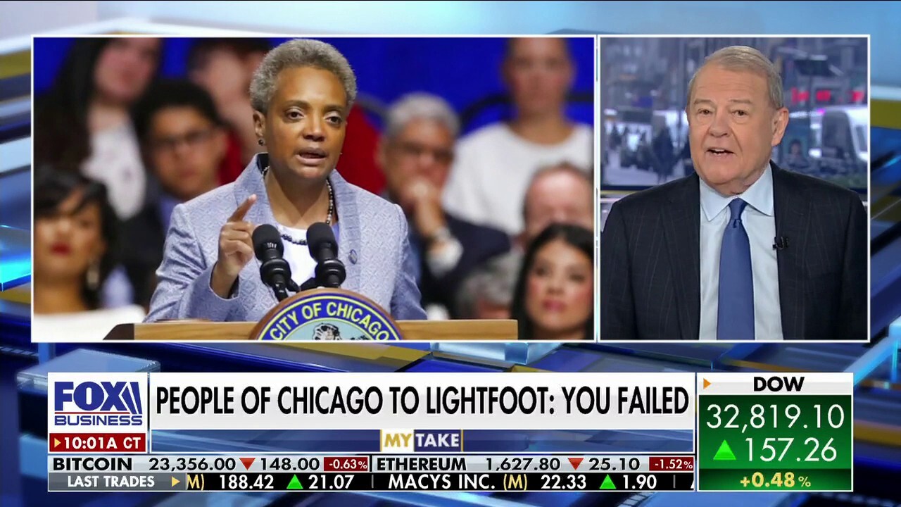 FOX Business host Stuart Varney argues Chicago residents sent a 'very clear message to Lori Lightfoot.'