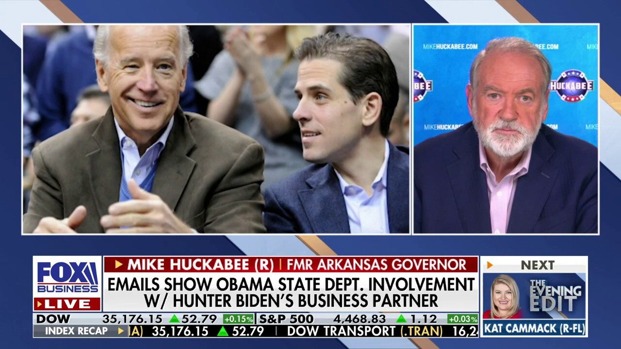 Mike Huckabee: There's no way Biden was unaware of his son's business dealings