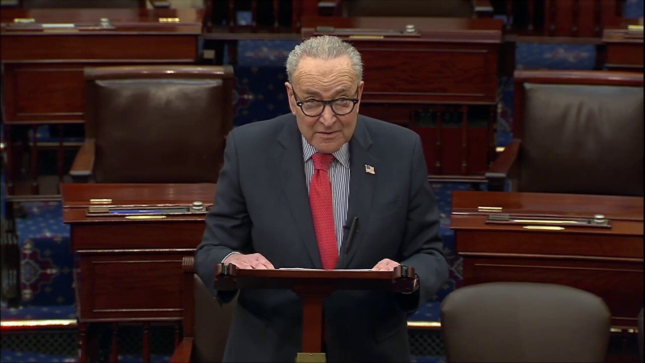 Senate Minority Leader Chuck Schumer, D-N.Y., criticizes President Donald Trump over Nvidia chip export announcement.