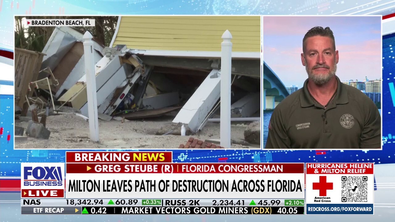 Biden and Harris are ‘more concerned’ with illegal migrants than hurricane victims: Rep. Steube