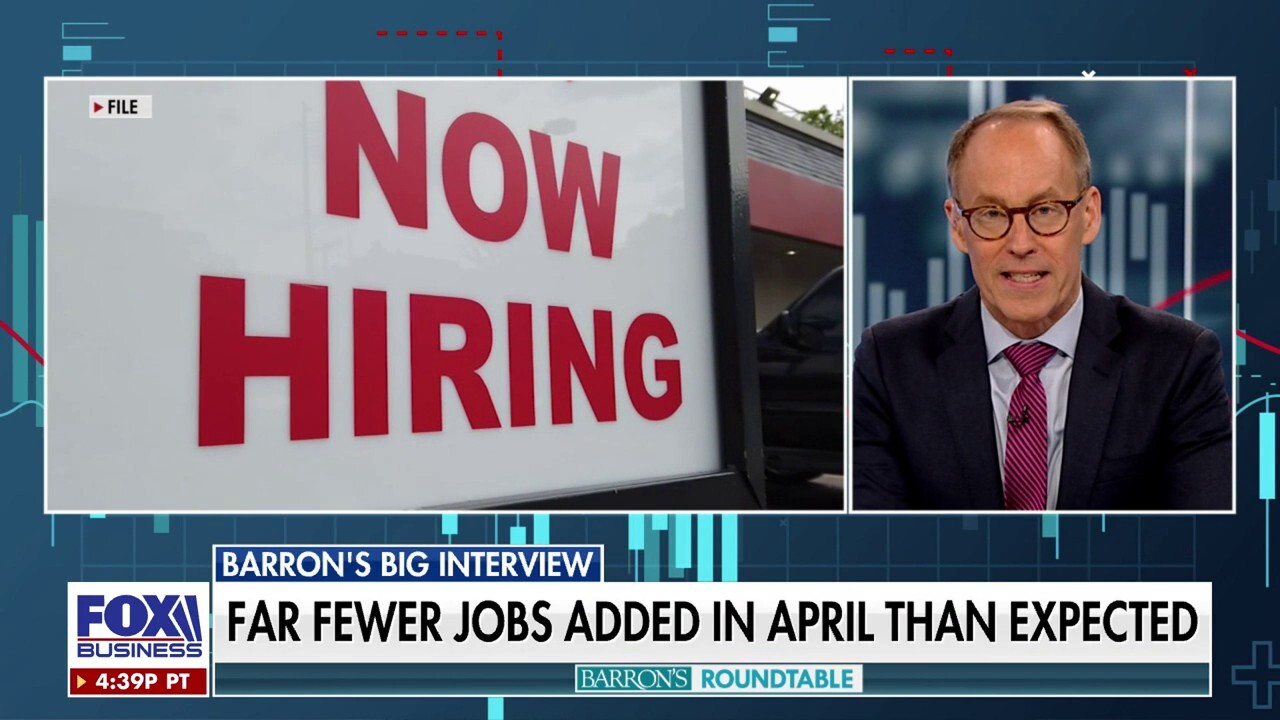 Jack Otter and the ‘Barron’s Roundtable’ panel discuss how there were fewer jobs added than expected in April.