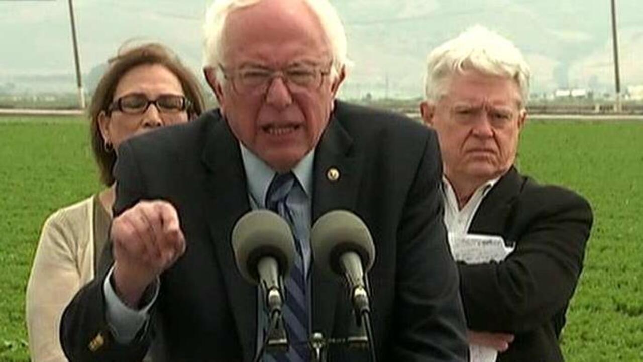 Bernie Sanders calls for fracking ban
