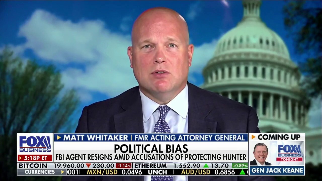  It’s frustrating as someone who has been at the DOJ: Matt Whitaker