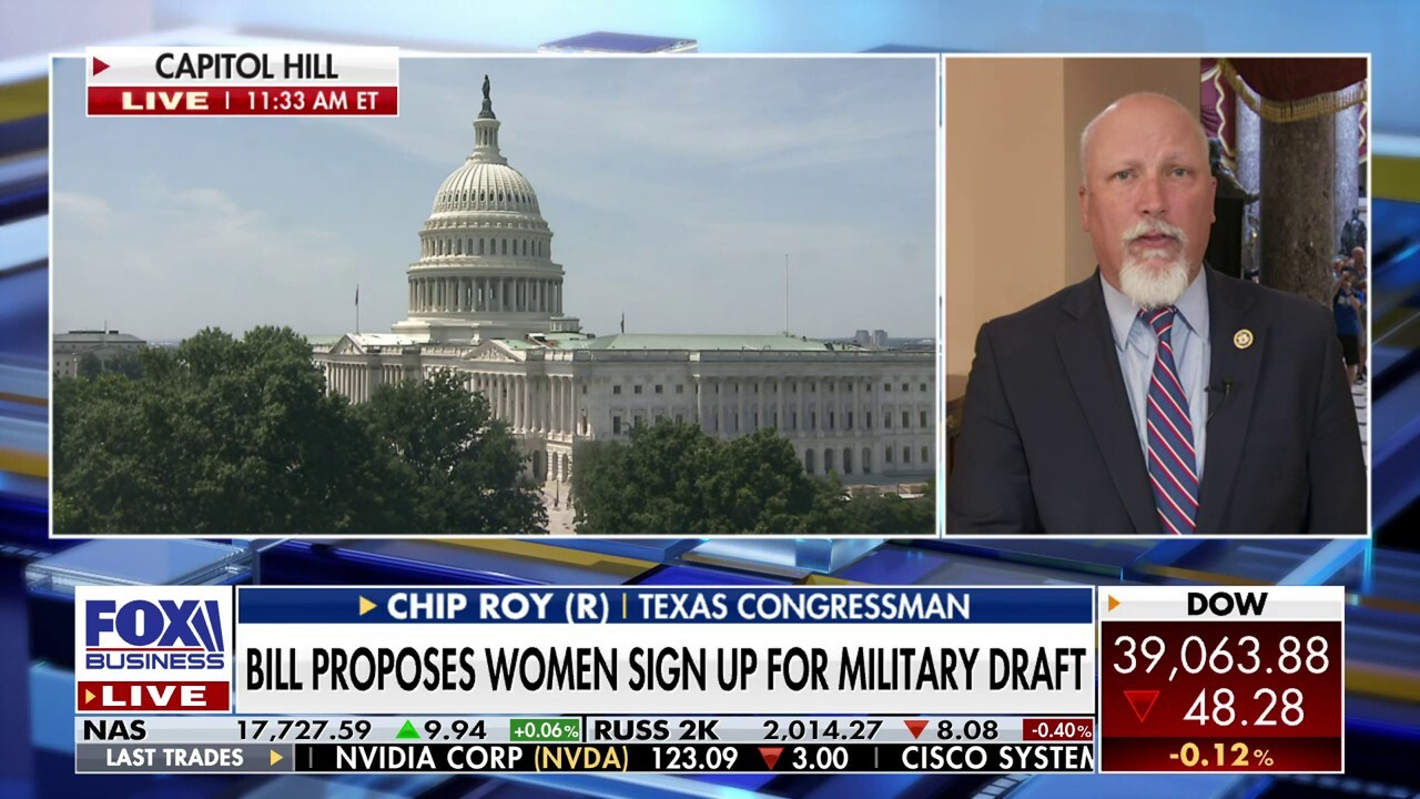 Democrats push for a female military draft is 'woke engineering': Rep. Chip Roy