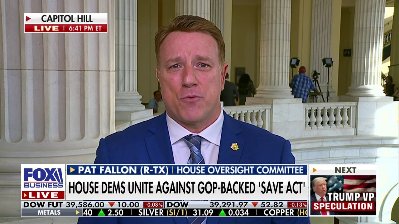 Rep. Pat Fallon: Biden doesn't even have a relationship with himself right now