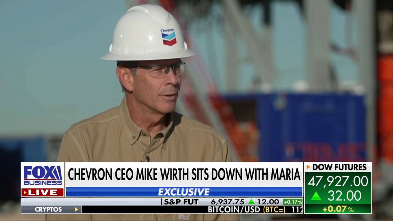 Chevron CEO Mike Wirth joins ‘Mornings with Maria’ to discuss America’s untapped energy power, new drilling technology and why the U.S. has only ‘scratched the surface’ of its oil potential.