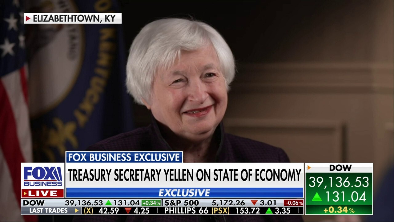 US Treasury Secretary Janet Yellen says inflation's trend is 'clearly' favorable