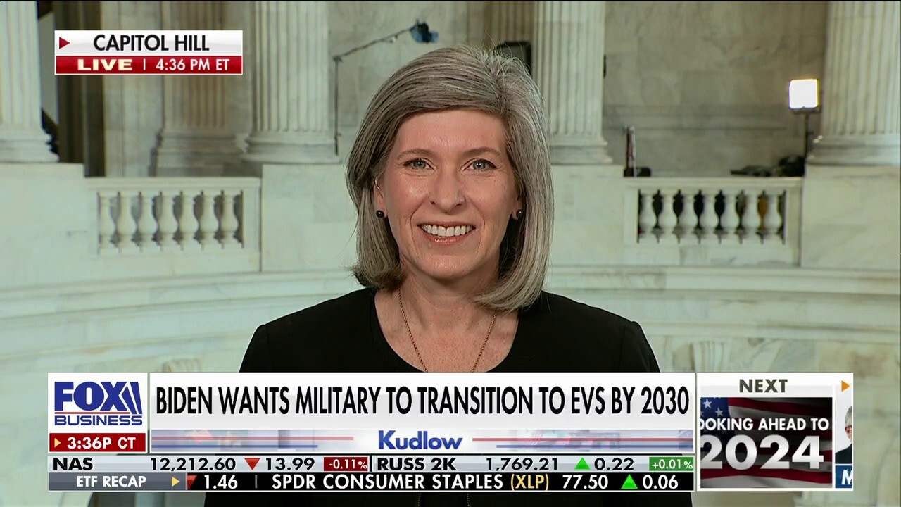 We cannot run our military on EVs: Sen. Joni Ernst