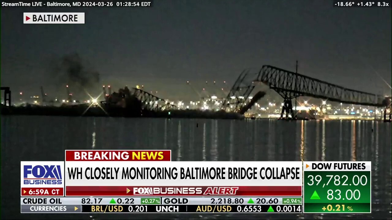 Rep. Tim Burchett, R-Tenn., reacts to a cargo ship crashing into the Baltimore bridge and discusses whether foul play was involved on 'Mornings with Maria.'