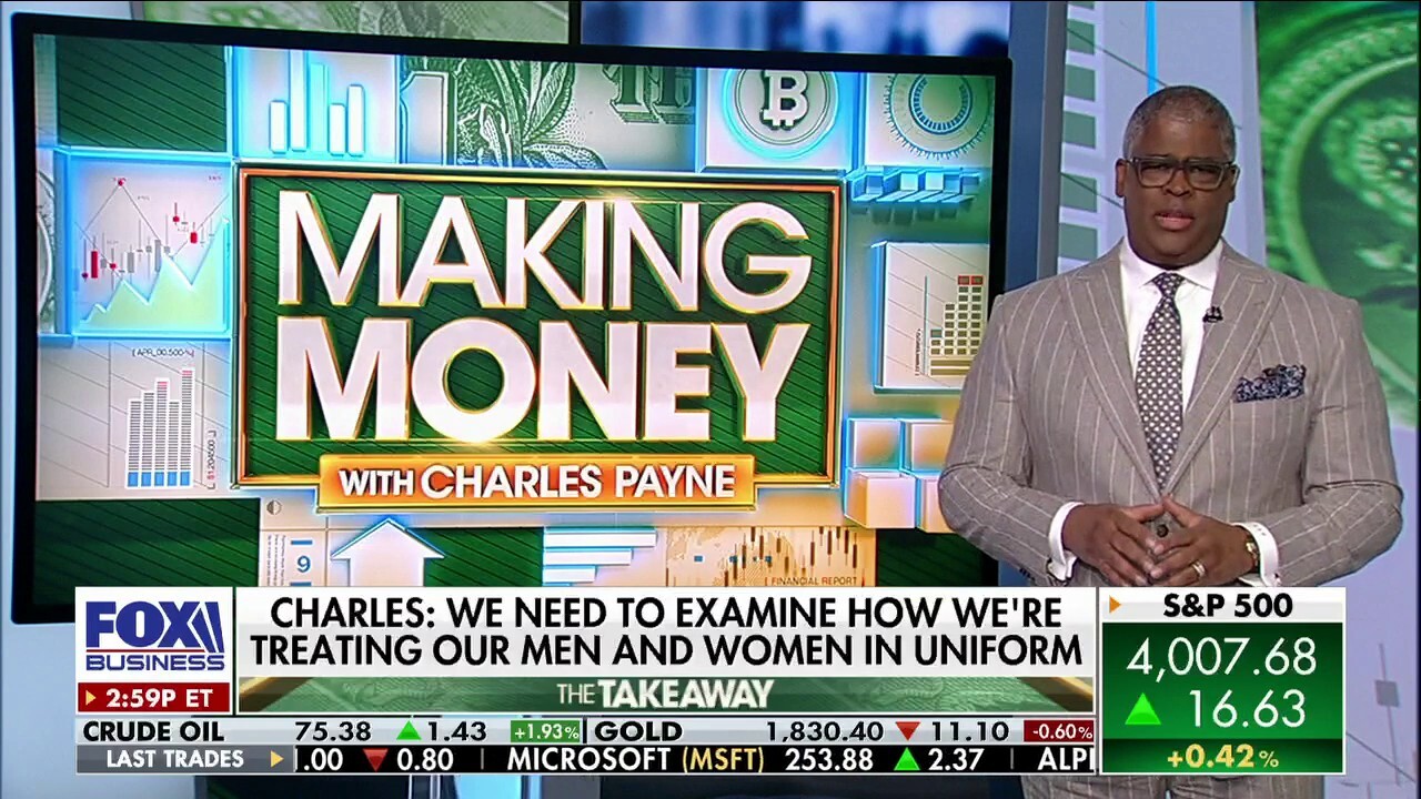 Charles Payne:  We need to look at how we are treating our men and women in uniform