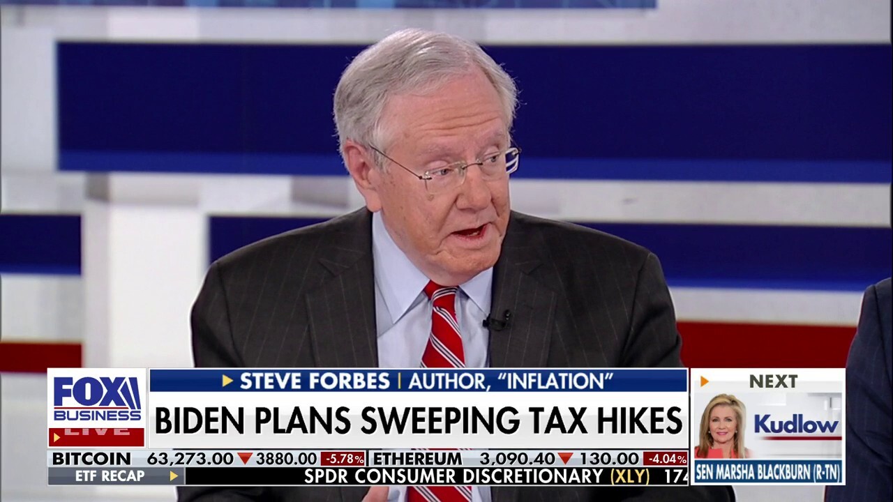 Kudlow panelists Steve Moore, Kevin Hassett and Steve Forbes react to the presidents planned sweeping tax hikes.