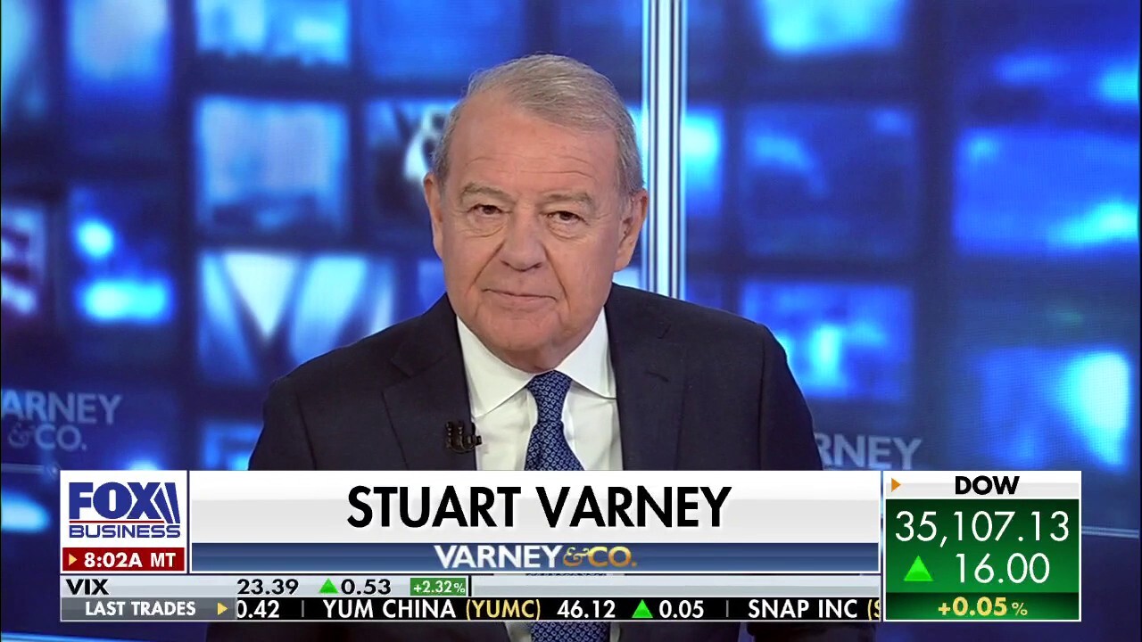 FOX Business host Stuart Varney argues 'President Trump made America energy independent. Biden gave it away: it was a gift to Russia.'