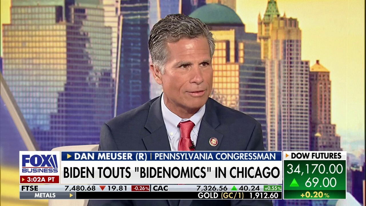 Bidenomics is the Biden 'family members getting very rich': Rep. Dan Meuser