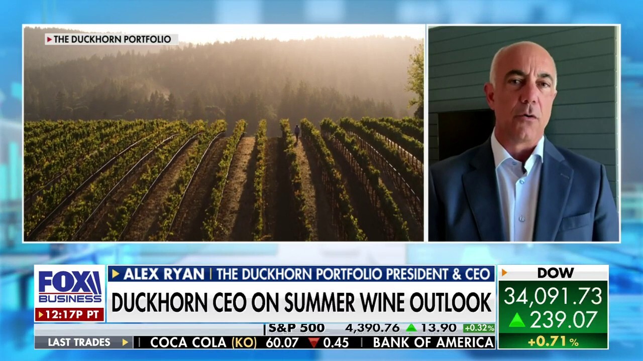 The Duckhorn Portfolio President and CEO Alex Ryan reacts to Gen Z drinking less than millennials on "The Claman Countdown."