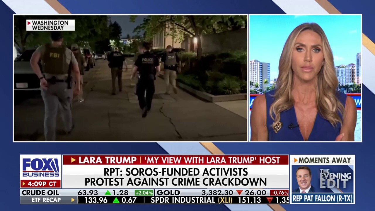 DC residents will be 'very grateful' once the district is cleaned up whether or not they voted for President Trump, says Lara Trump