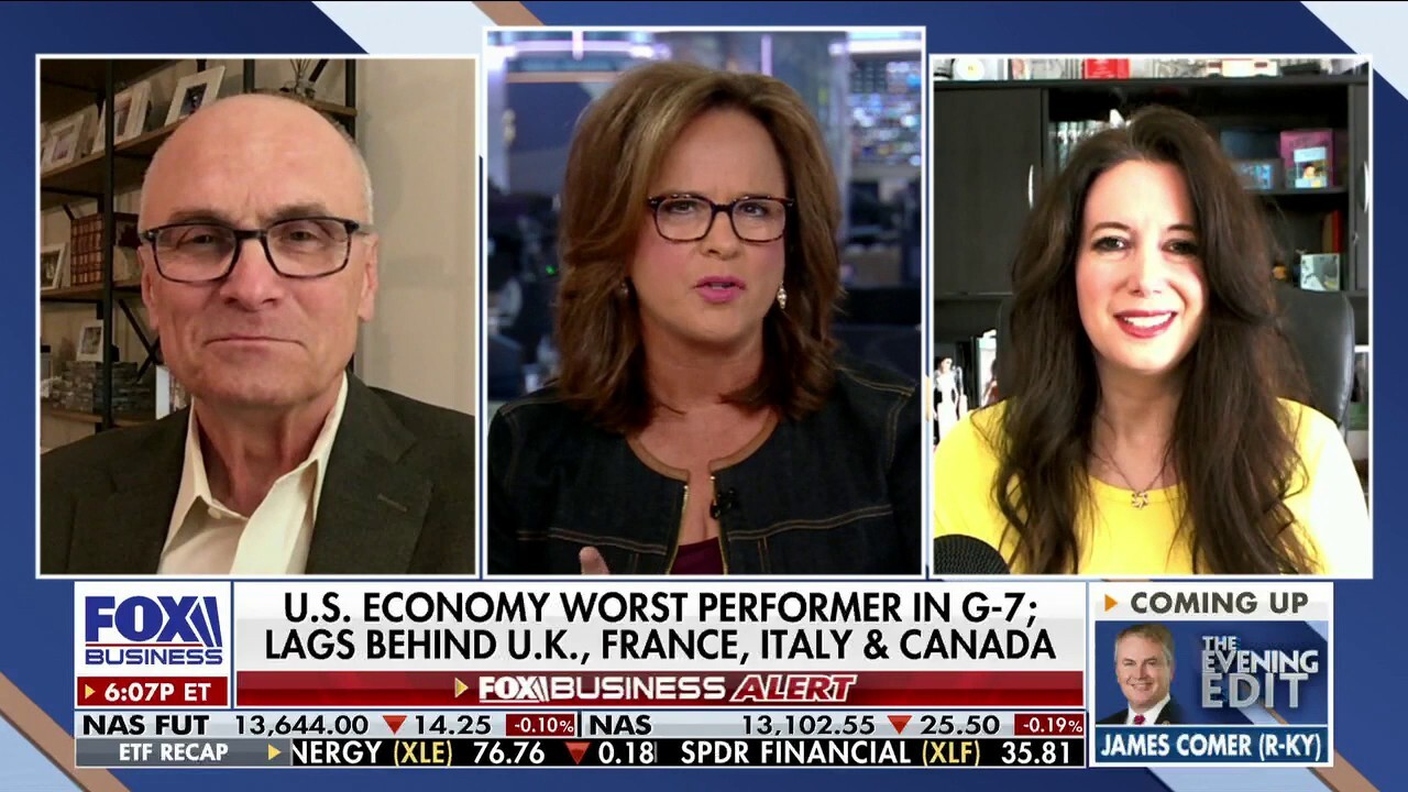 Former investment banker Carol Roth and former CKE Restaurants CEO Andy Puzder discuss Democrats' strategy to combat rising inflation on 'The Evening Edit.'
