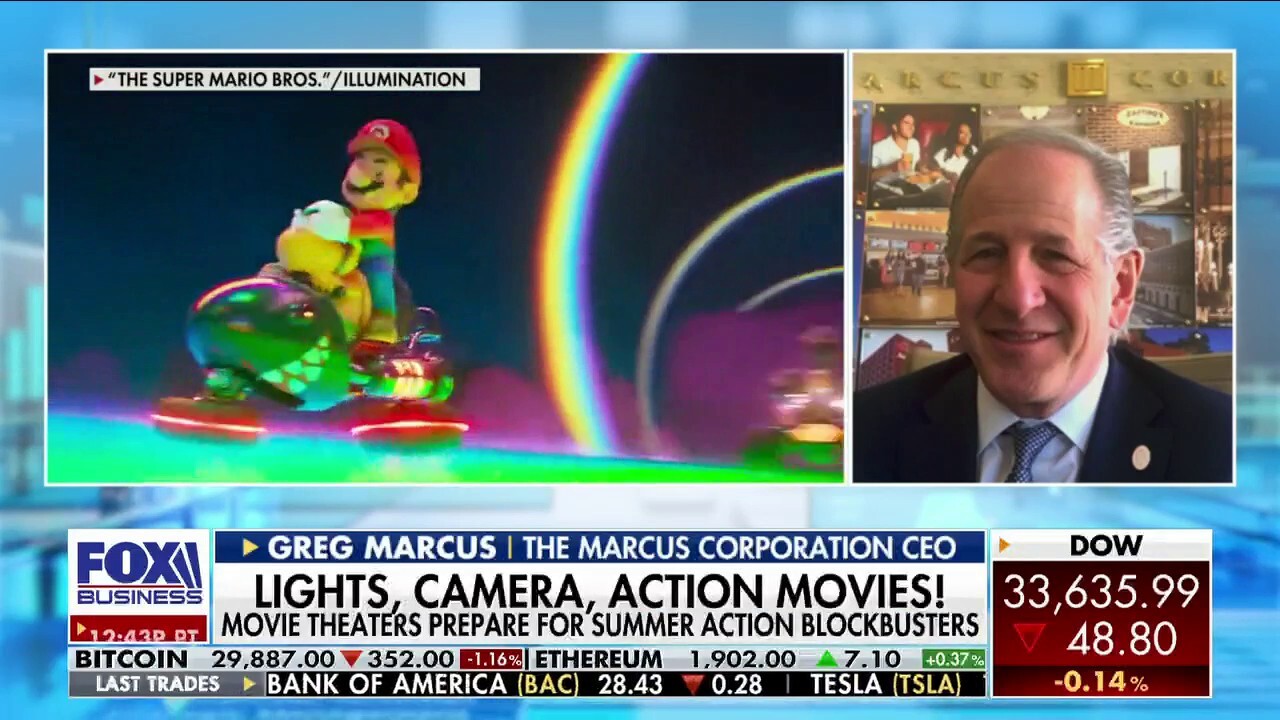 The Marcus Corporation CEO Greg Marcus previews the summer movie season after theater stocks experienced a recent boost on 'The Claman Countdown.'