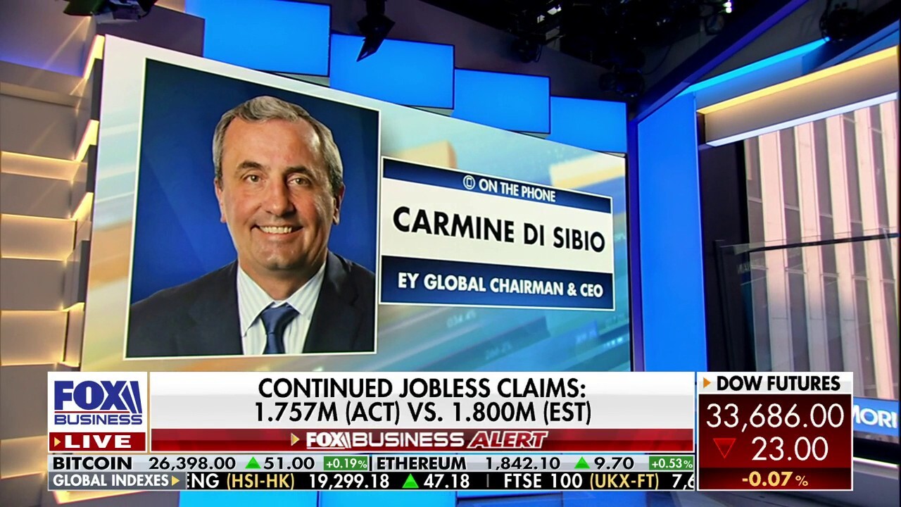 Carmine Di Sibio, global chairman of consulting firm Ernst & Young, joined ‘Mornings with Maria’ to discuss the U.S. Treasury’s $1T debt deluge and artificial intelligence. 