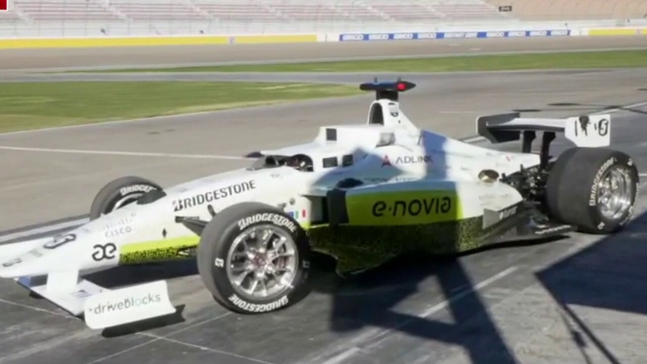 Autonomous race car hits record 169 mph at CES 2022