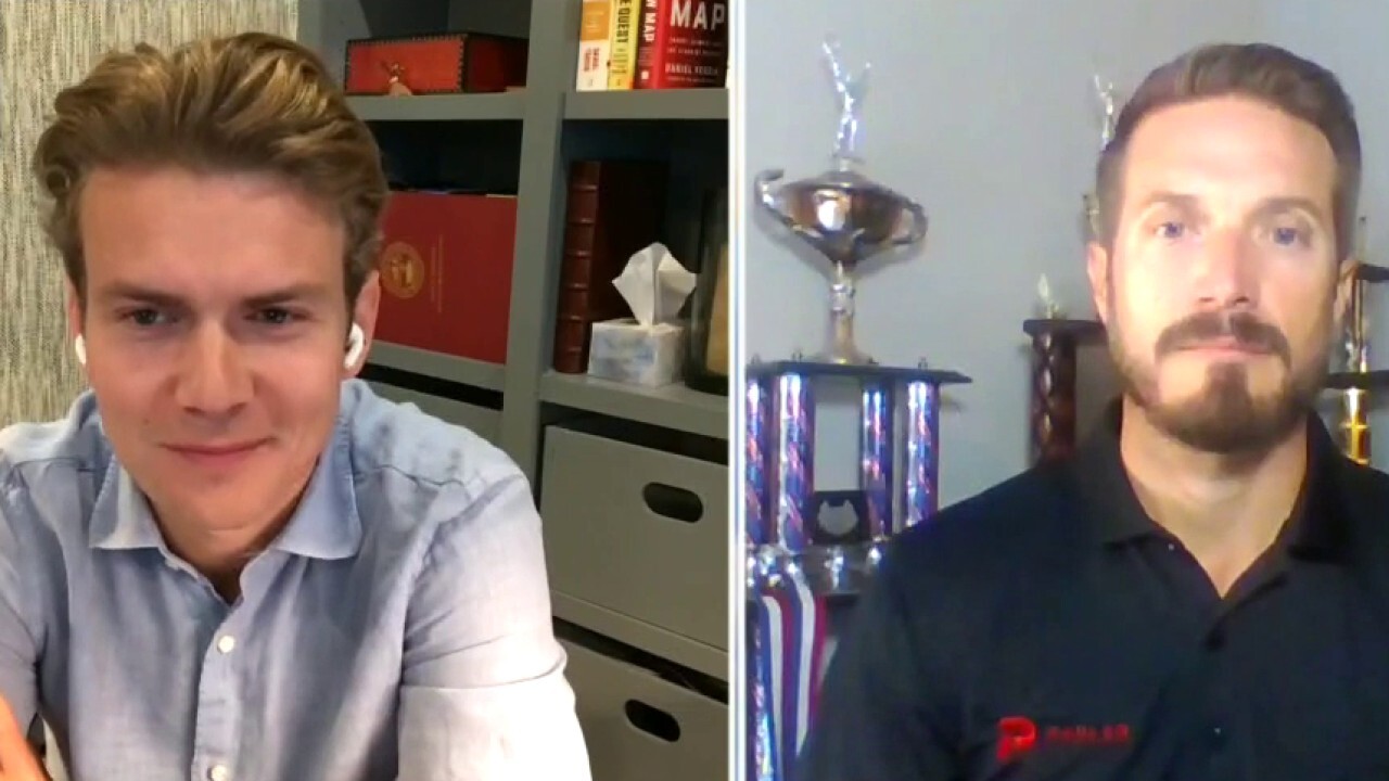 Parler CEO George Farmer and NASCAR driver J.J. Yeley discuss the importance of free speech and reports that Facebook intimately knew of flaws that cause harmful effects on users.