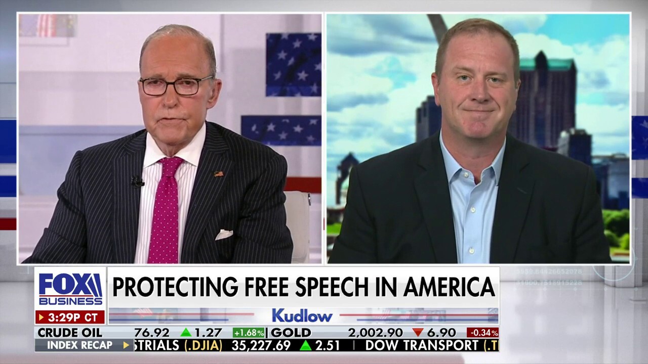  Sen. Eric Schmitt, R-Mo., calls out alleged censorship of RFK Jr. and says Americans need an exchange of ideas on 'Kudlow.'