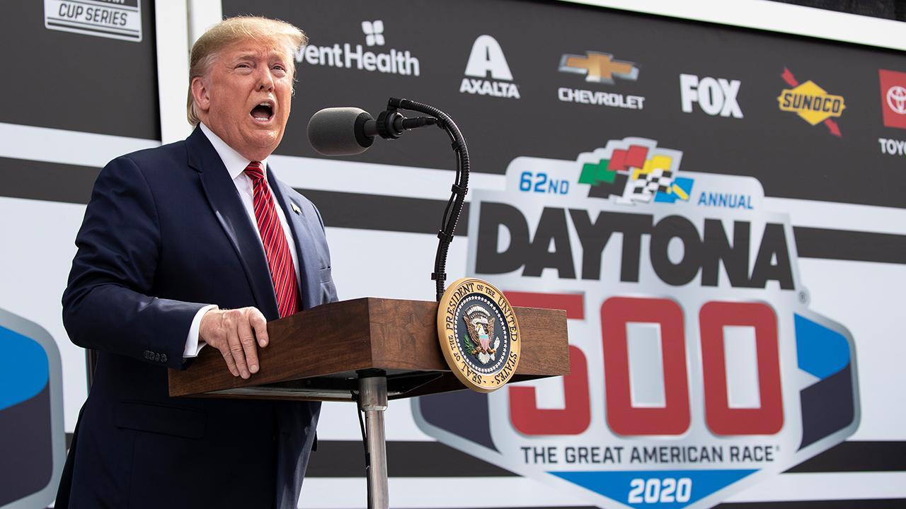 NASCAR fans praise Trump for being a part of Daytona 500 