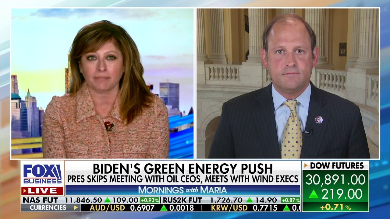 Kentucky Rep. Andy Barr slams the Biden administration for their fumbling of the energy crisis as gas prices continue to climb on ‘Mornings with Maria.’
