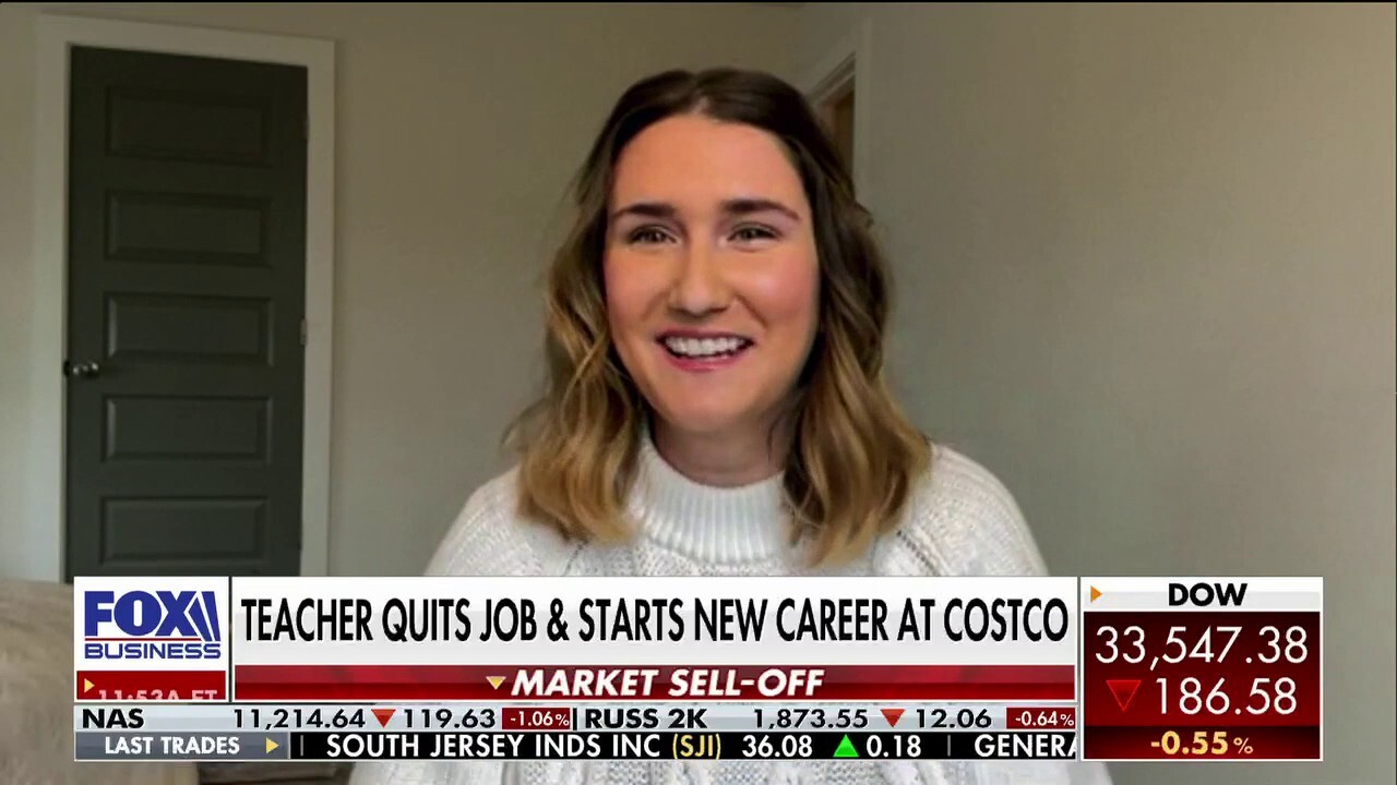 Following her viral TikTok, a former teacher and now Costco employee Maggie Perkins joined ‘Varney & Co.’ to break down her decision to leave her career in education. 
