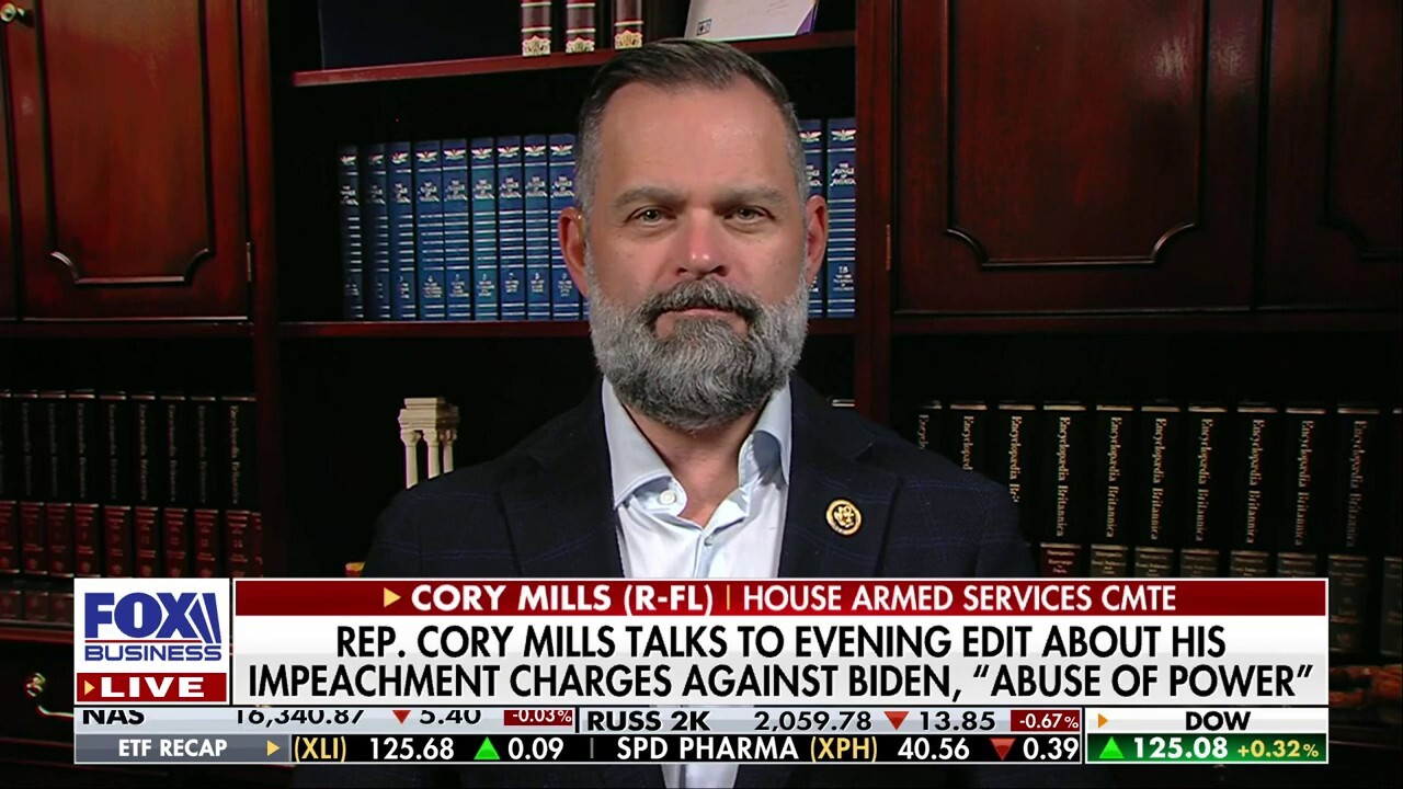 Rep. Cory Mills on impeachment articles vs Biden: 'This is quid pro quo'