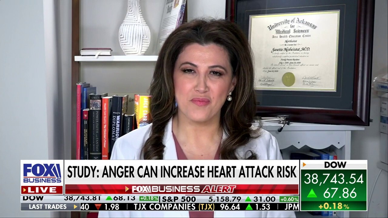 Anger is toxic, it's poison to your health: Dr. Janette Nesheiwat