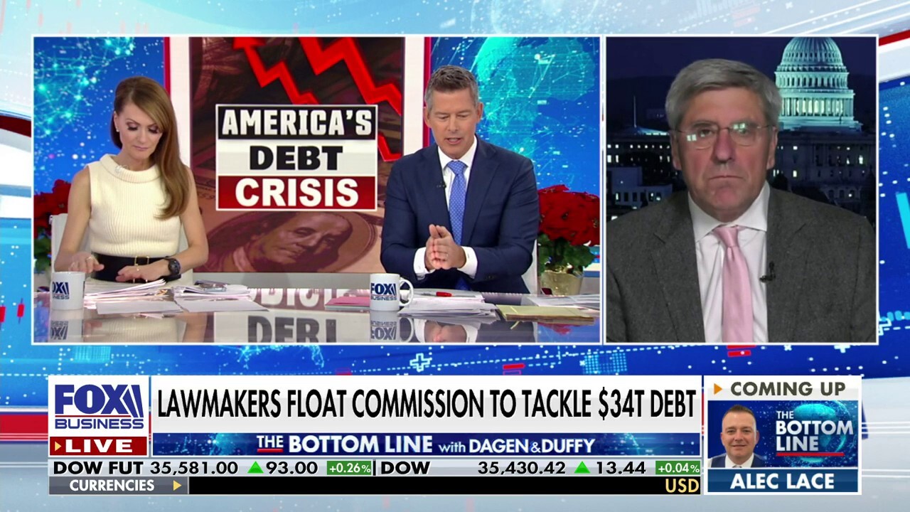 FreedomWorks senior economist Steve Moore discusses how lawmakers are floating out a commission to tackle the $34 trillion debt on ‘The Bottom Line.’ 