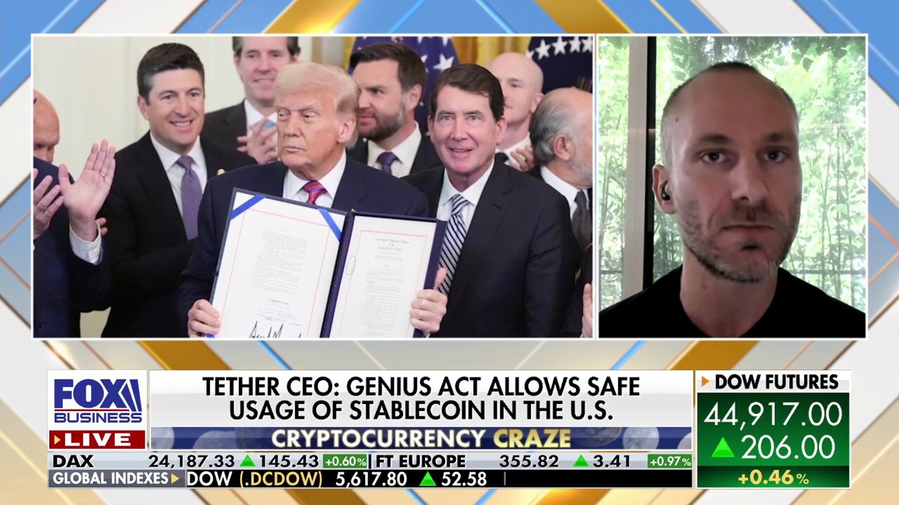 GENIUS Act is ‘laying the ground’ for the ‘explosion’ of stablecoin usage: Tether CEO