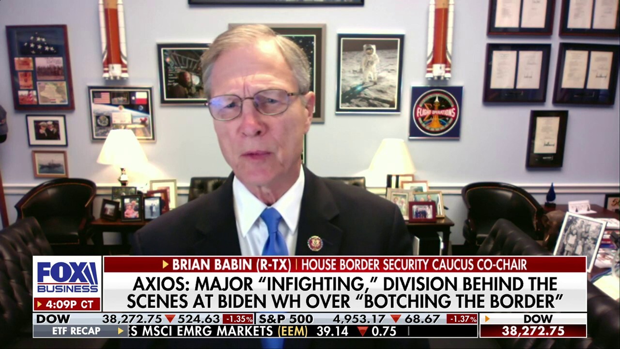 The entire Biden admin has been AWOL on the border: Rep. Brian Babin