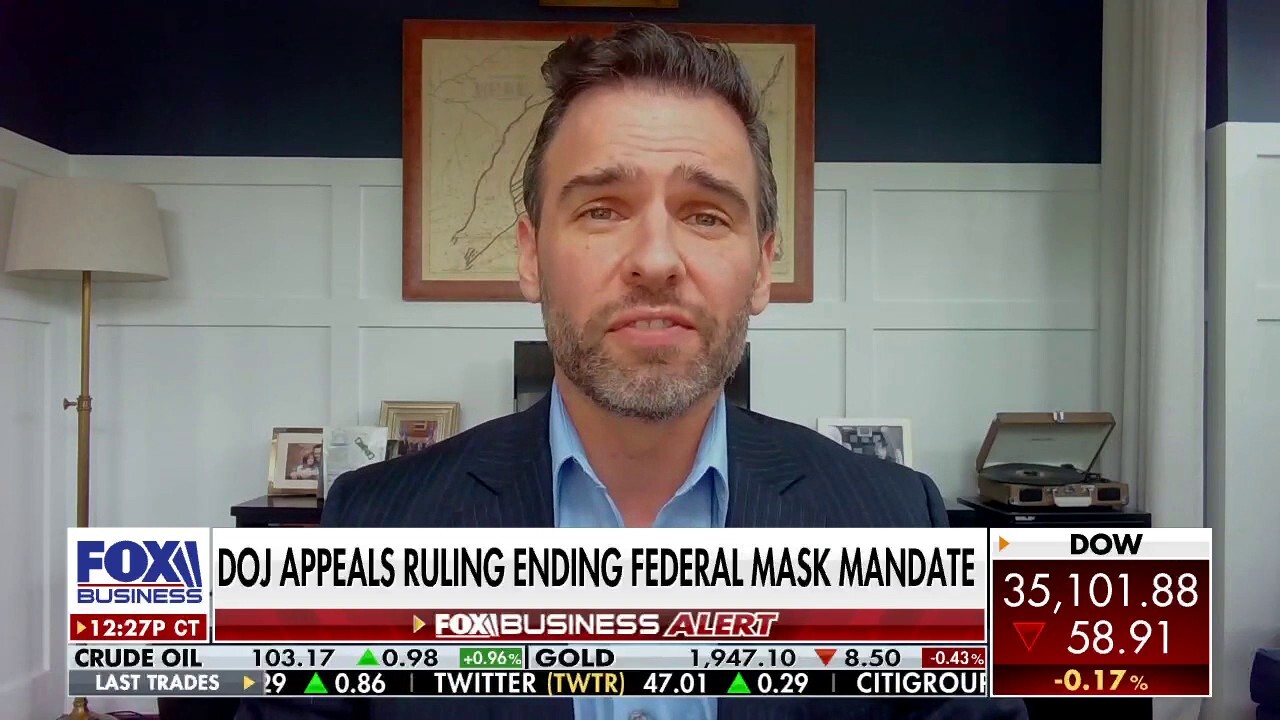  DOJ appeals ruling ending federal mask mandate