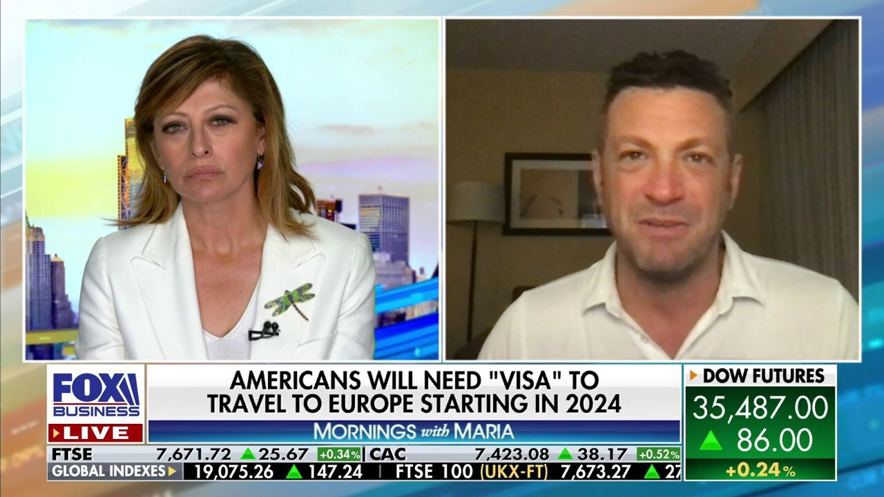 Travel expert Lee Abbamonte joins ‘Mornings with Maria’ to discuss Europe’s new requirements where Americans will need a ‘visa’ to travel starting in 2024.