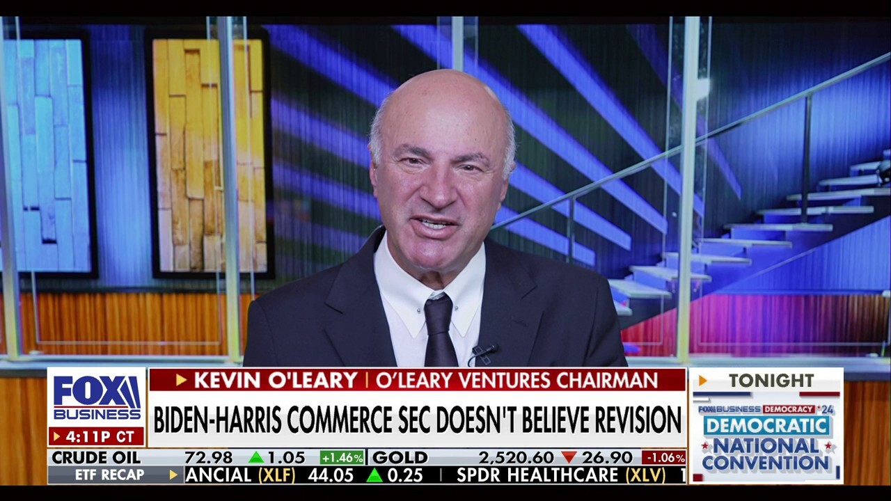 O'Leary Ventures chairman Kevin O'Leary discusses Commerce Secretary Gina Raimondo's 'unfamiliarity' with jobs revision on 'The Evening Edit.'