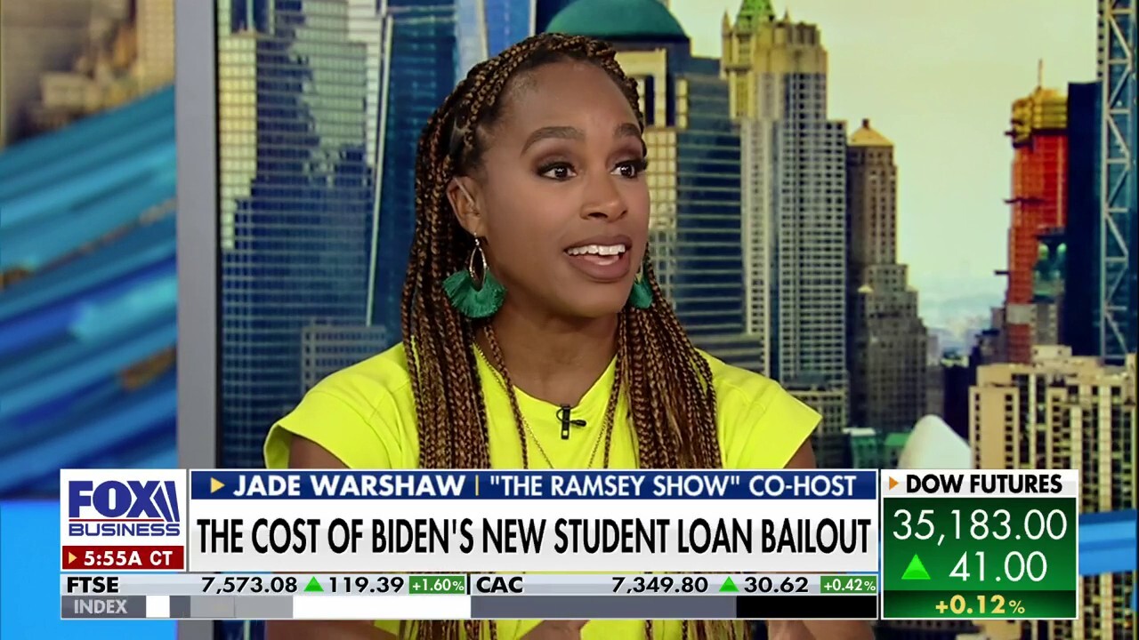Biden's new student loan bailout plan offers 'forgiveness at the end of the rainbow': Jade Warshaw