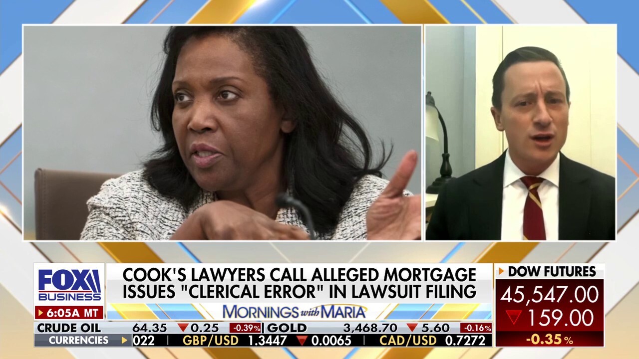 Catholic University America law professor Chad Squitieri discusses President Donald Trump revoking former Vice President Kamala Harris' Secret Service detail and Federal Reserve Board of Governors member Lisa Cook's legal action after ousting. 