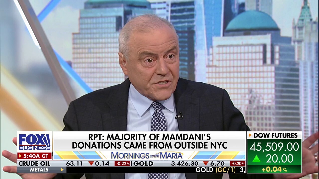 New York City mayoral candidate Curtis Sliwa discusses his campaign, a new report claiming socialist candidate Zohran Mamdani's campaign funds are coming from outside of the city and President Donald Trump staying neutral on the race.