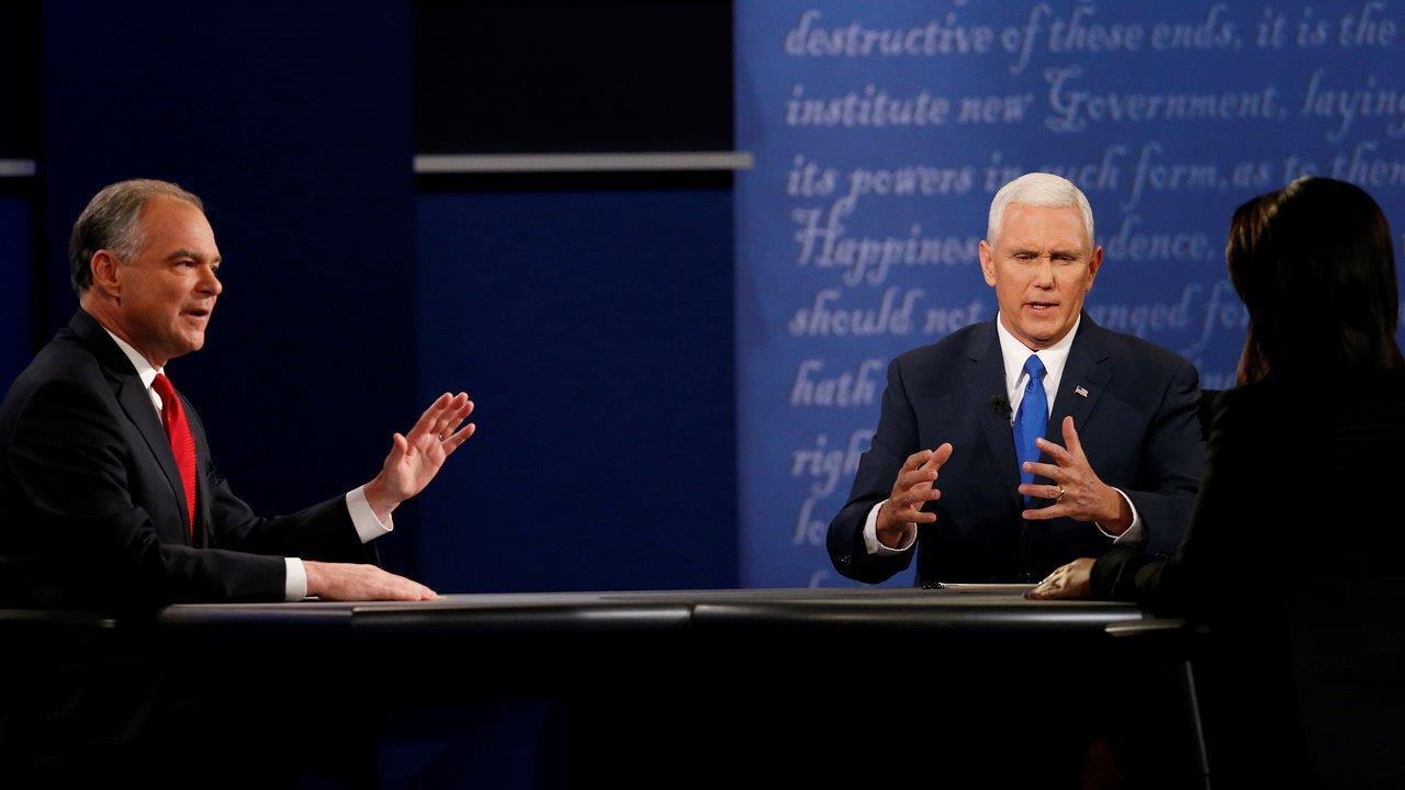 Were the presidential candidates a distraction in the V.P. debate?
